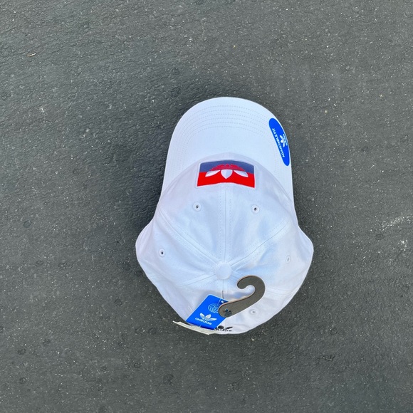 Adidas Originals Slice Trefoil Relaxed Adjustable Hat EX3871 Med Hibiscus NWT - Picture 8 of 9